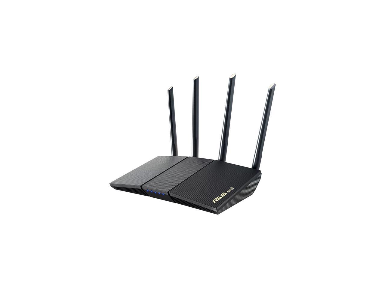 ASUS AX1800 Dual Band WiFi 6 (802.11ax) Router Supporting MU-MIMO and OFDMA Technology, with AiProtection Classic Network Security Powered by Trend Micro (RT-AX1800S)