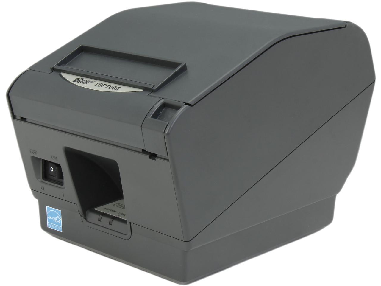 Star Micronics 39442511 TSP700 Series Direct Thermal Receipt Printer, USB - Gray - TSP743IIU-24GRY