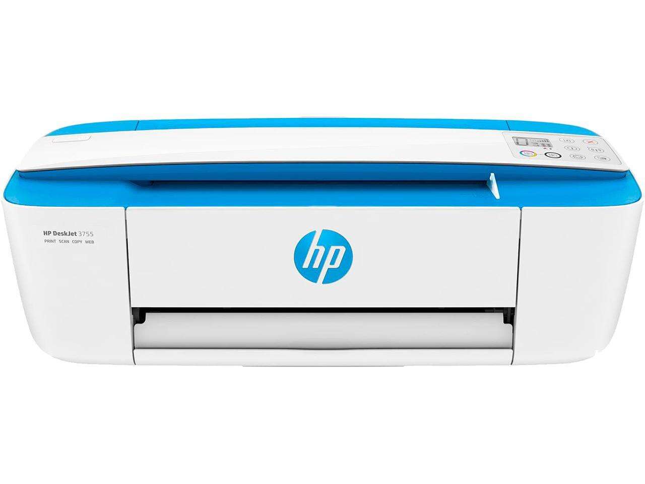 HP DeskJet 3755 All-in-One Wireless Color Inkjet Printer - Blue