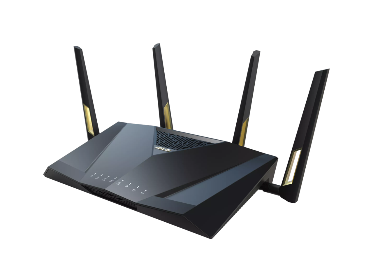 ASUS RT-AX88U PRO AX6000 Dual Band WiFi 6 Router, Dual 2.5G Port, WPA3, Parental Control, Adaptive QoS, Port Forwarding, WAN aggregation, lifetime internet security and AiMesh support