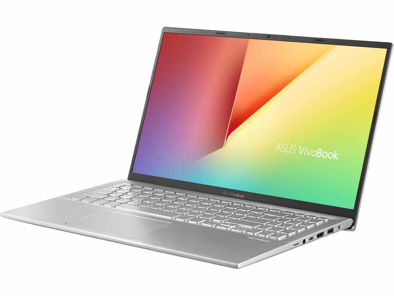 ASUS VivoBook S512 S15 Thin and Light Laptop, 15.6\" FHD, Intel Core i7-10510U CPU, 16 GB RAM, 256 GB SSD + 1 TB HDD, NVIDIA GeForce MX250, FingerPrint, Windows 10 Home, S512FL-PH77, Silver-Metal