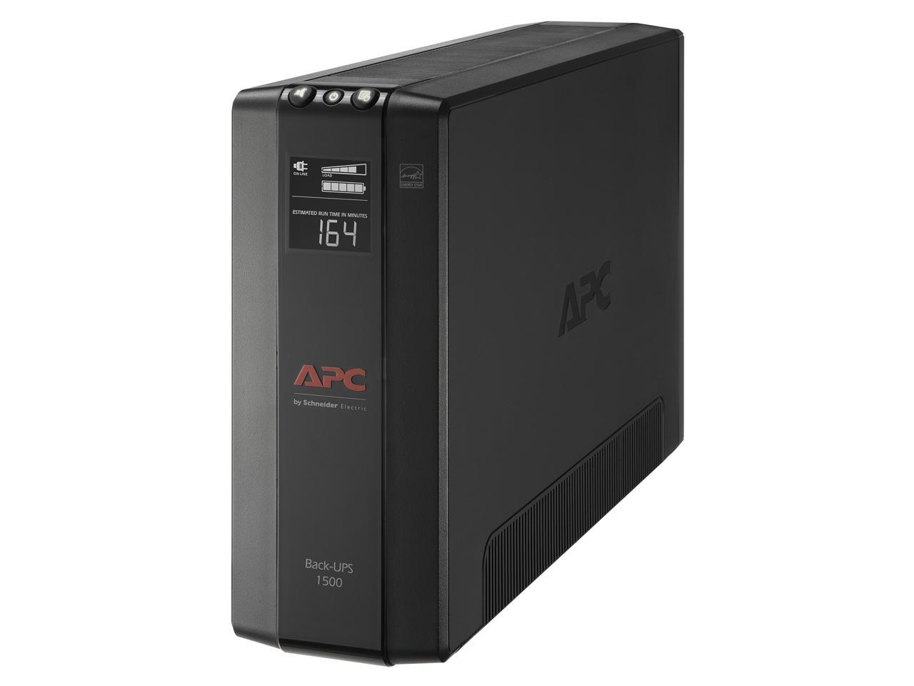 APC BX1500M Back-UPS Pro 1500VA 900 Watts 10 Outlets Uninterruptible Power Supply (UPS)