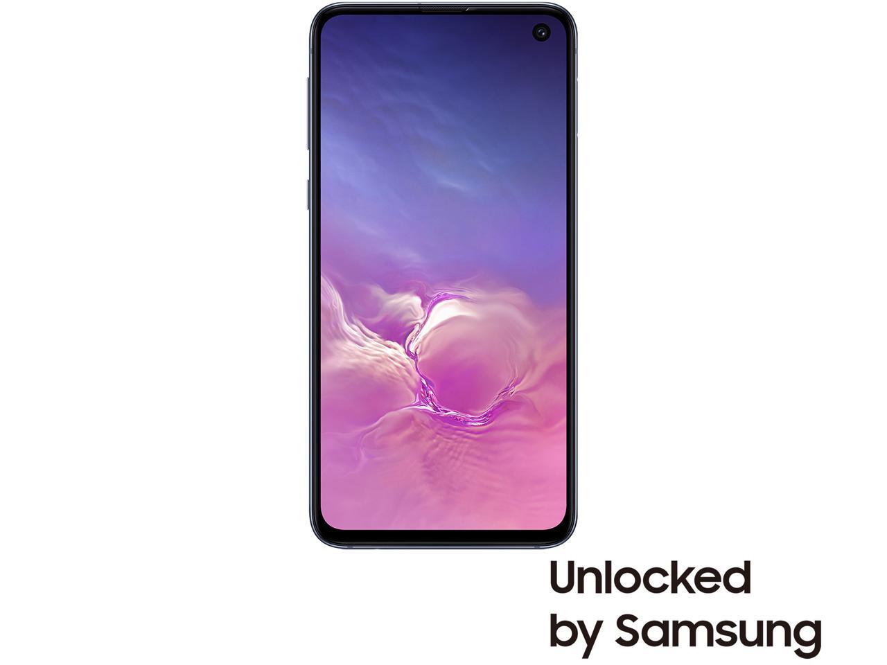 Samsung Galaxy S10e 4G LTE Factory Unlocked Cell Phone 5.8\" Infinity Display Prism Black 128GB 6GB RAM