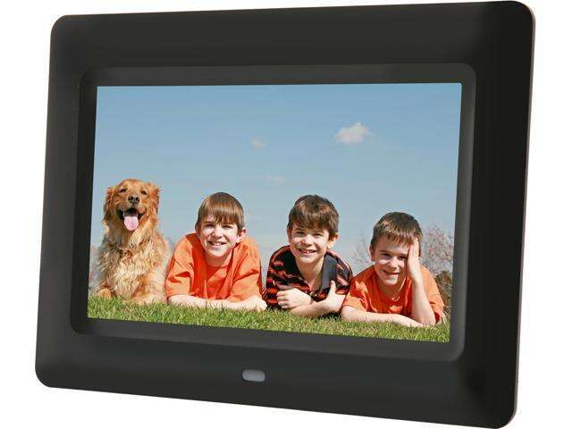 Aluratek ADPF07SF ADPF07SF 7\" 800 x 600 Digital Photo Frame with Auto Slideshow