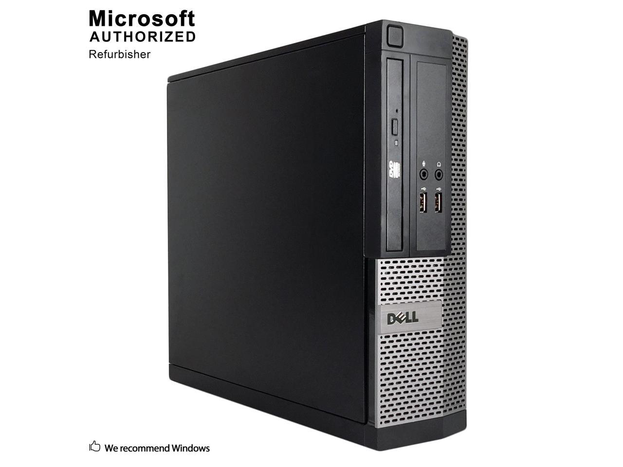 Refurbished Dell OptiPlex 390 Small Form Factor Intel Core i5 2400 3.10 GHz / 8 GB DDR3 / 500 GB HDD / DVD / USB WIFI / USB BT 4.0 / HDMI / VGA / Windows 10 Pro 64-bit