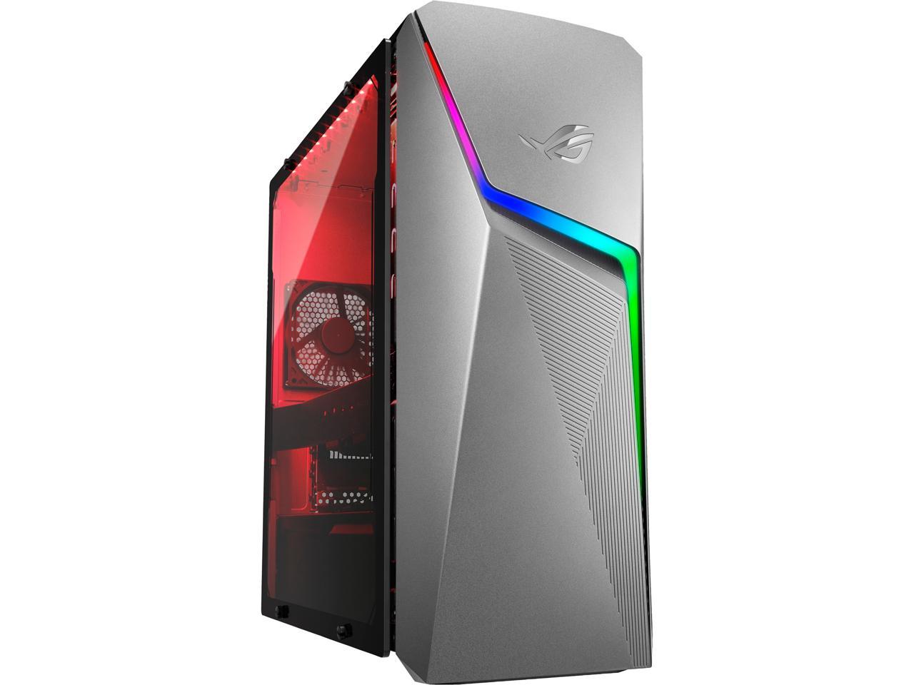 Asus - Gaming Desktop PC - AMD Ryzen 7 3700X (8-Core 3.6 GHz), NVIDIA GeForce RTX 2060 Super (8 GB), 16 GB DDR4, 512 GB SSD, AMD B450, Windows 10 Home 64-bit, GL10DH