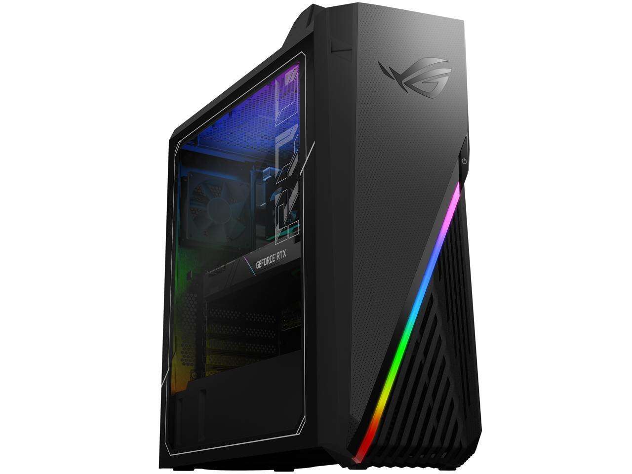 ASUS Gaming Desktop ROG Strix GA15DH-BS762 Ryzen 7 3rd Gen 3700X (3.60 GHz) 16 GB DDR4 512 GB SSD NVIDIA GeForce GTX 1660 Ti Windows 10 Home 64-bit