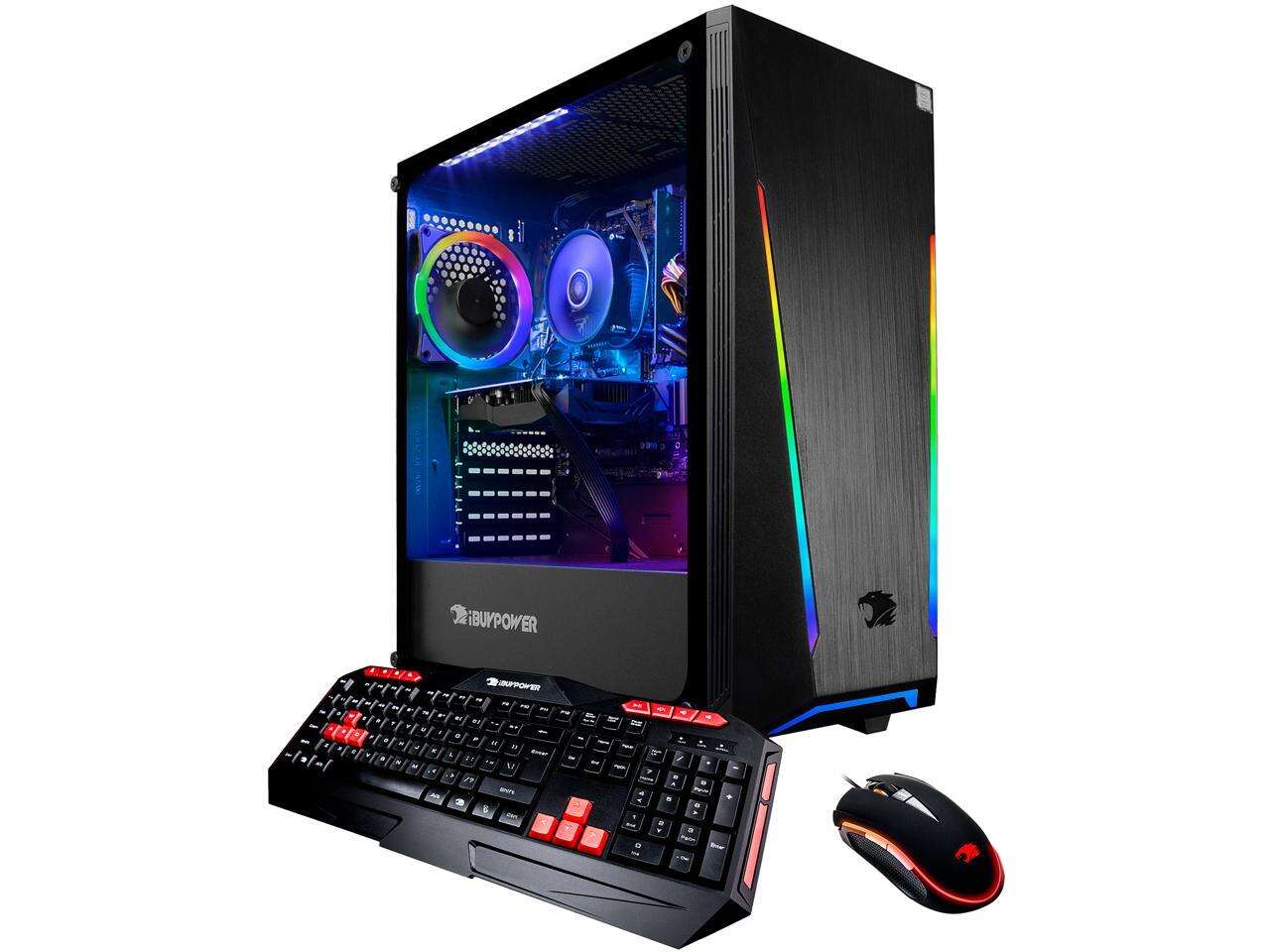 iBUYPOWER Gaming Desktop Trace2 Pro131A Ryzen 5 1st Gen 1600 (3.20 GHz) 8 GB DDR4 240 GB SSD AMD Radeon RX 550 Windows 10 Home 64-bit