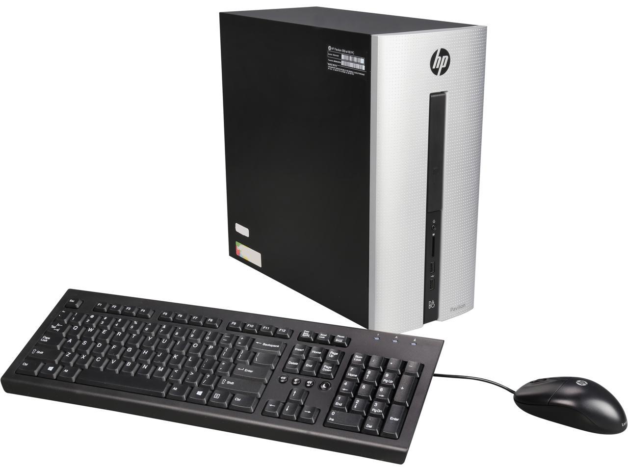 HP A Grade Desktop Computer Pavilion 550-A114 A8-Series APU A8-6410 (2.00 GHz) 8 GB 1 TB HDD AMD Radeon R5 Windows 10 Home