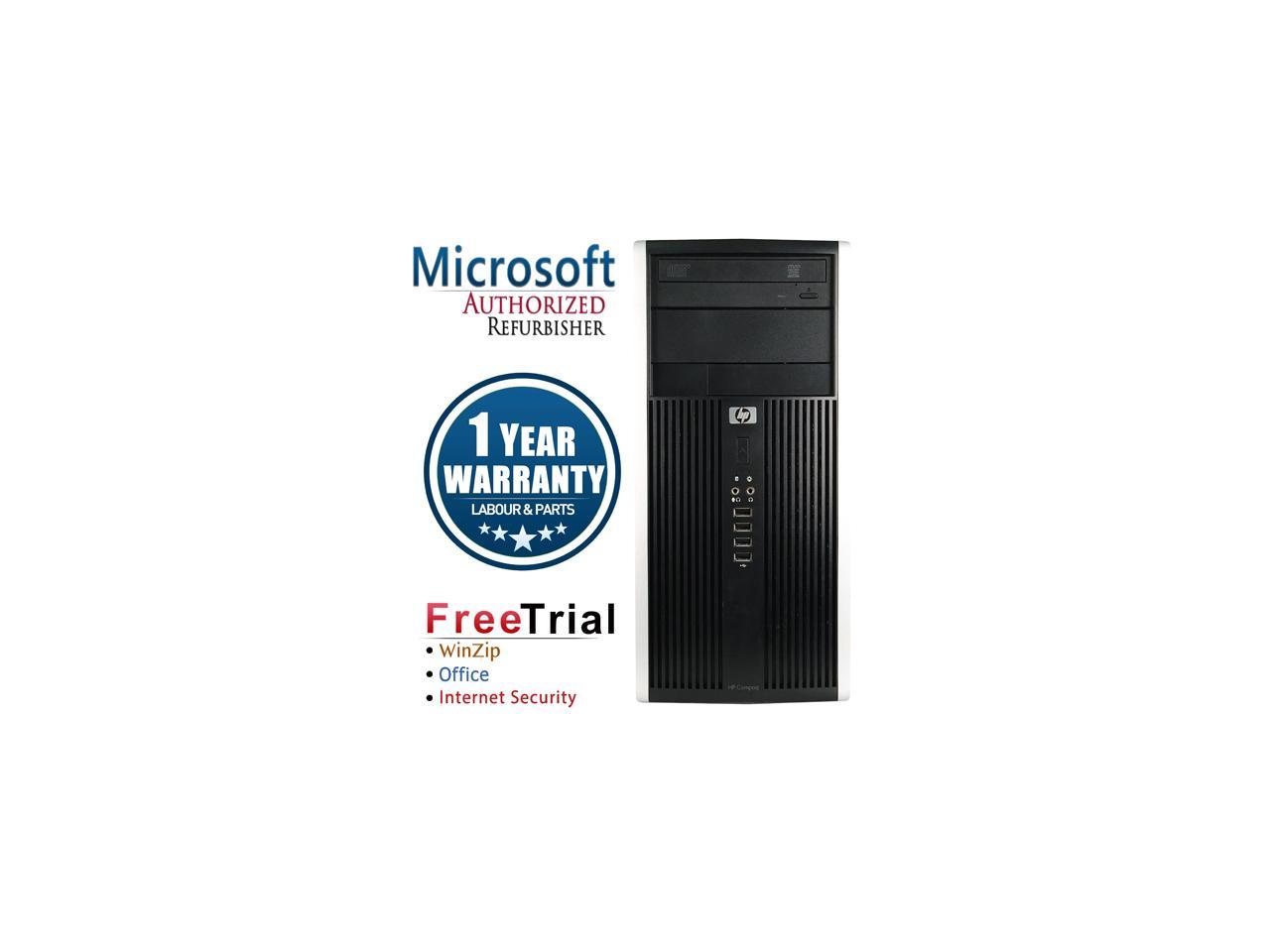 Refurbished HP 8200 Elite Tower Intel Core i5 2400 3.10 GHz / 16 GB DDR3 / 120 GB SSD + 2 TB HDD / DVD / Windows 10 Pro 64-bit