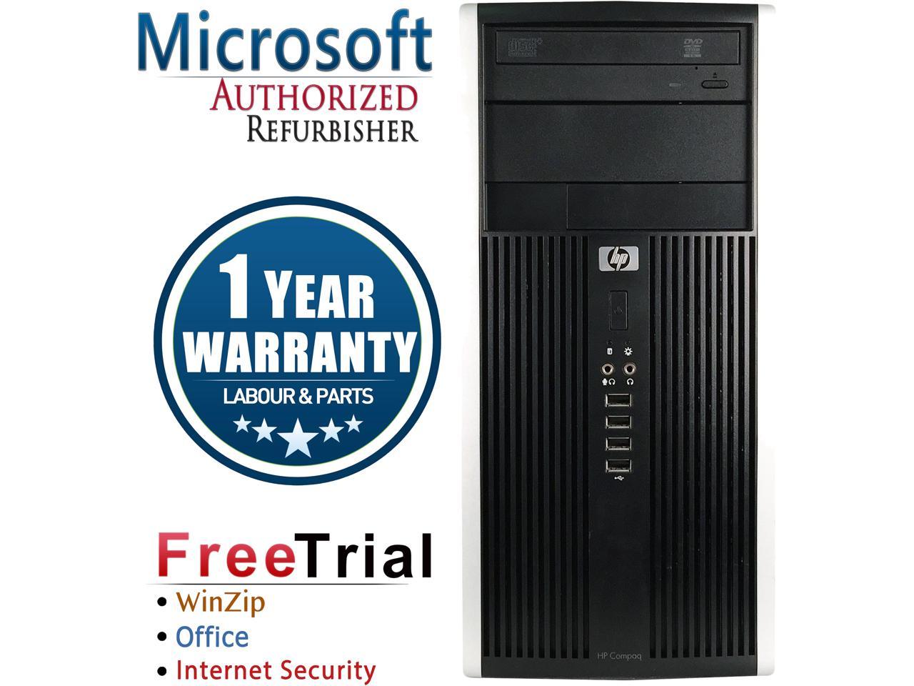 Refurbished HP Compaq Pro 6305 Tower AMD A4-5300B 3.4G / 4G DDR3 / 2TB / DVD / Windows 10 Professional 64 Bits / 1 Year Warranty