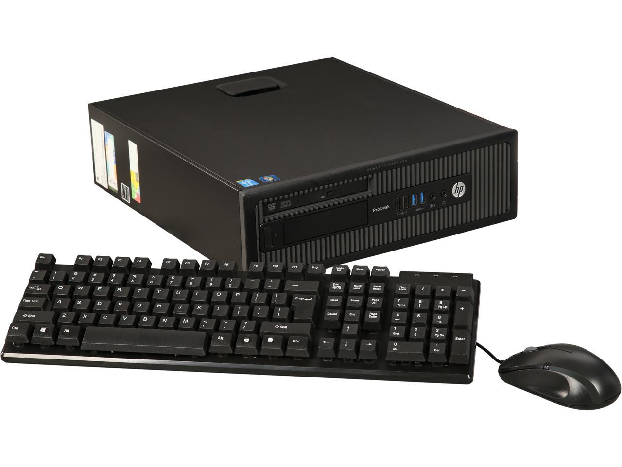 HP A Grade Desktop Computer ProDesk 600 G1 - SFF Intel Core i5 4th Gen 4570 (3.20 GHz) 8 GB DDR3 500 GB HDD Intel HD Graphics 4600 Windows 10 Pro 64-bit