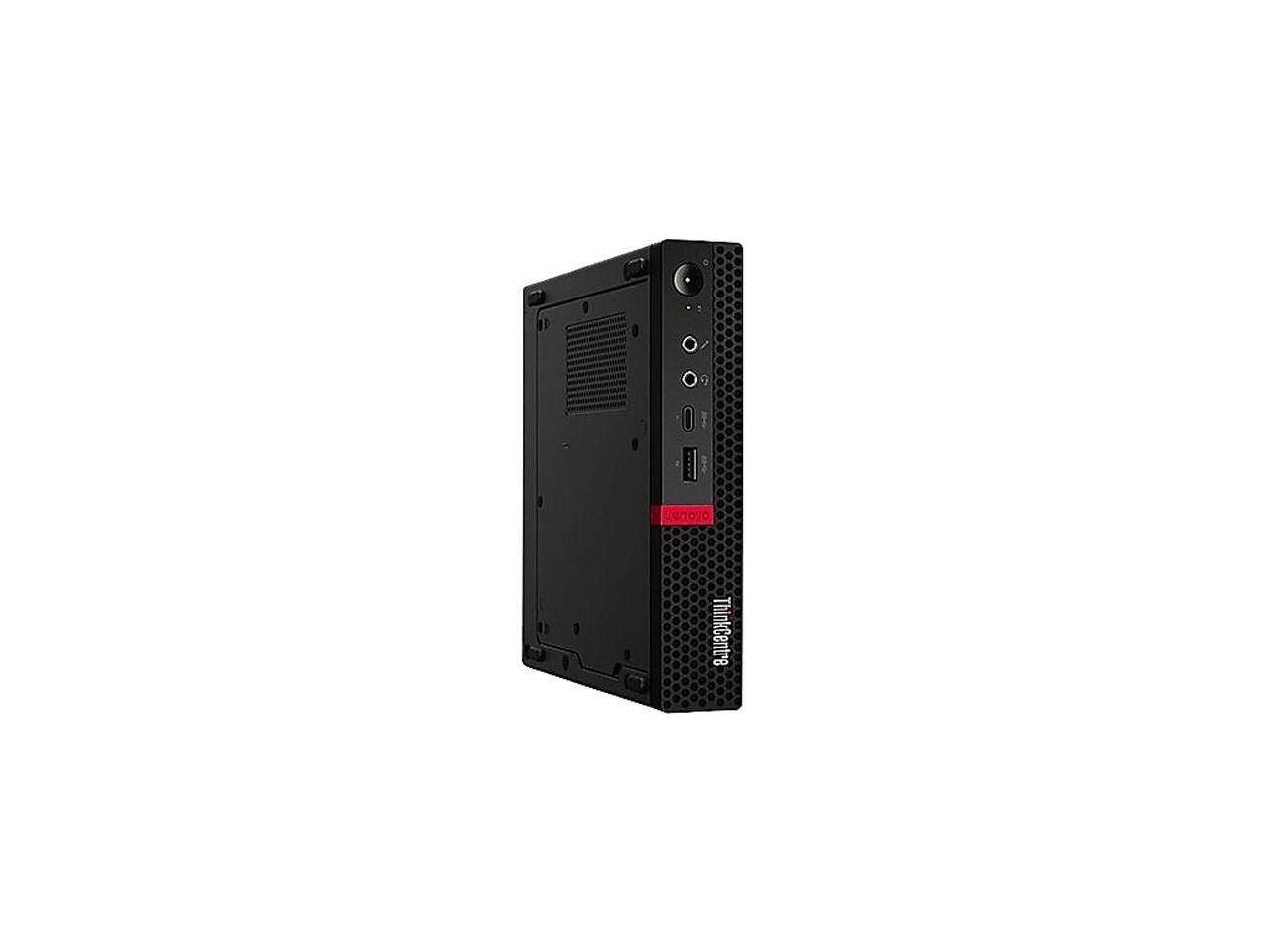 Lenovo ThinkCentre M630e 10YM004QUS Desktop Computer - Core i5 i5-8265U - 8 GB RAM - 256 GB SSD - Tiny - Black