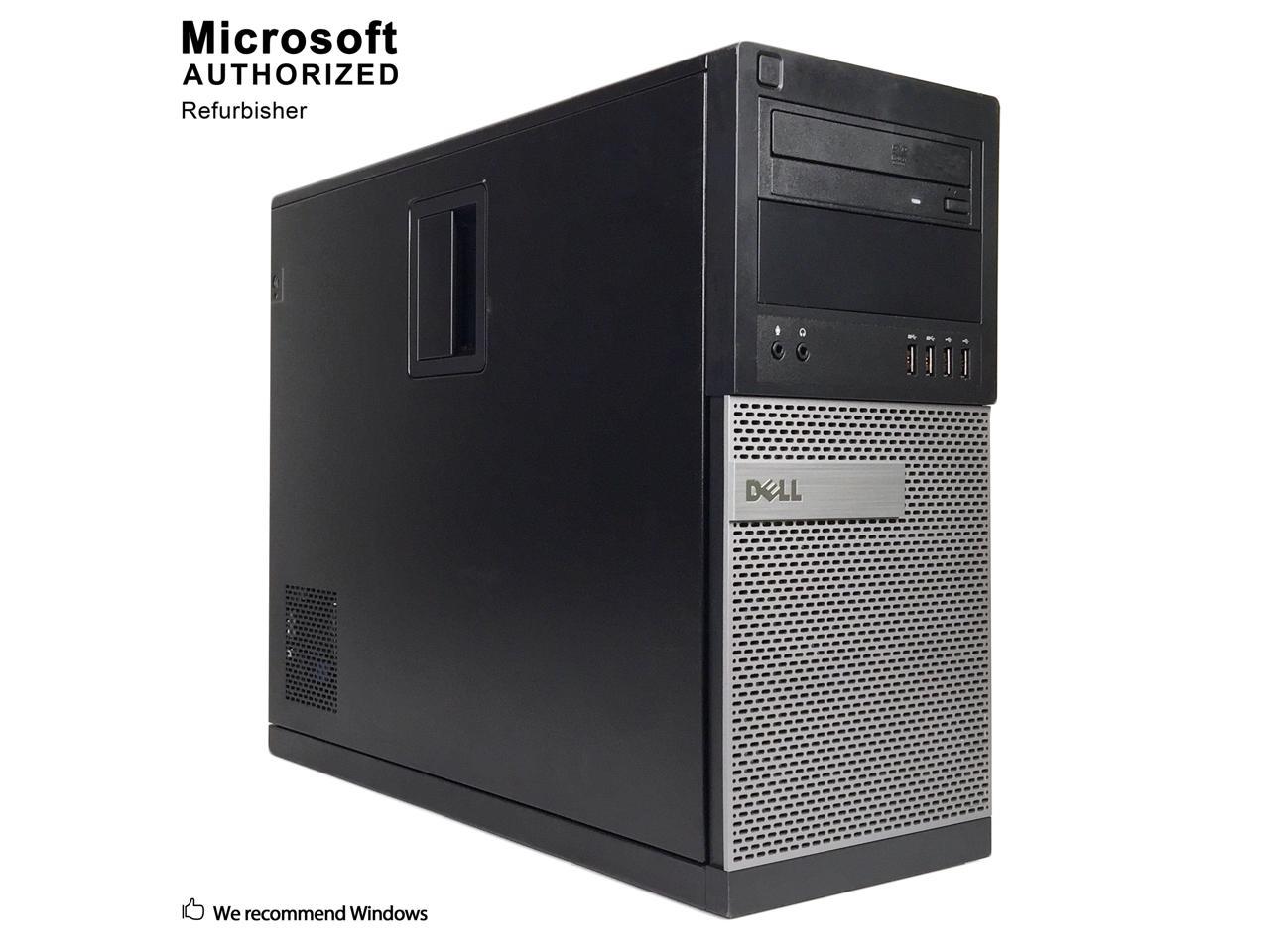 Refurbished Dell Grade A OPTIPLEX 7010 Tower, Intel Core i5 3570 3.40 GHz, 8 GB DDR3, 1 TB HDD, WIFI, Windows 10 Home 64-bit Multi-Language