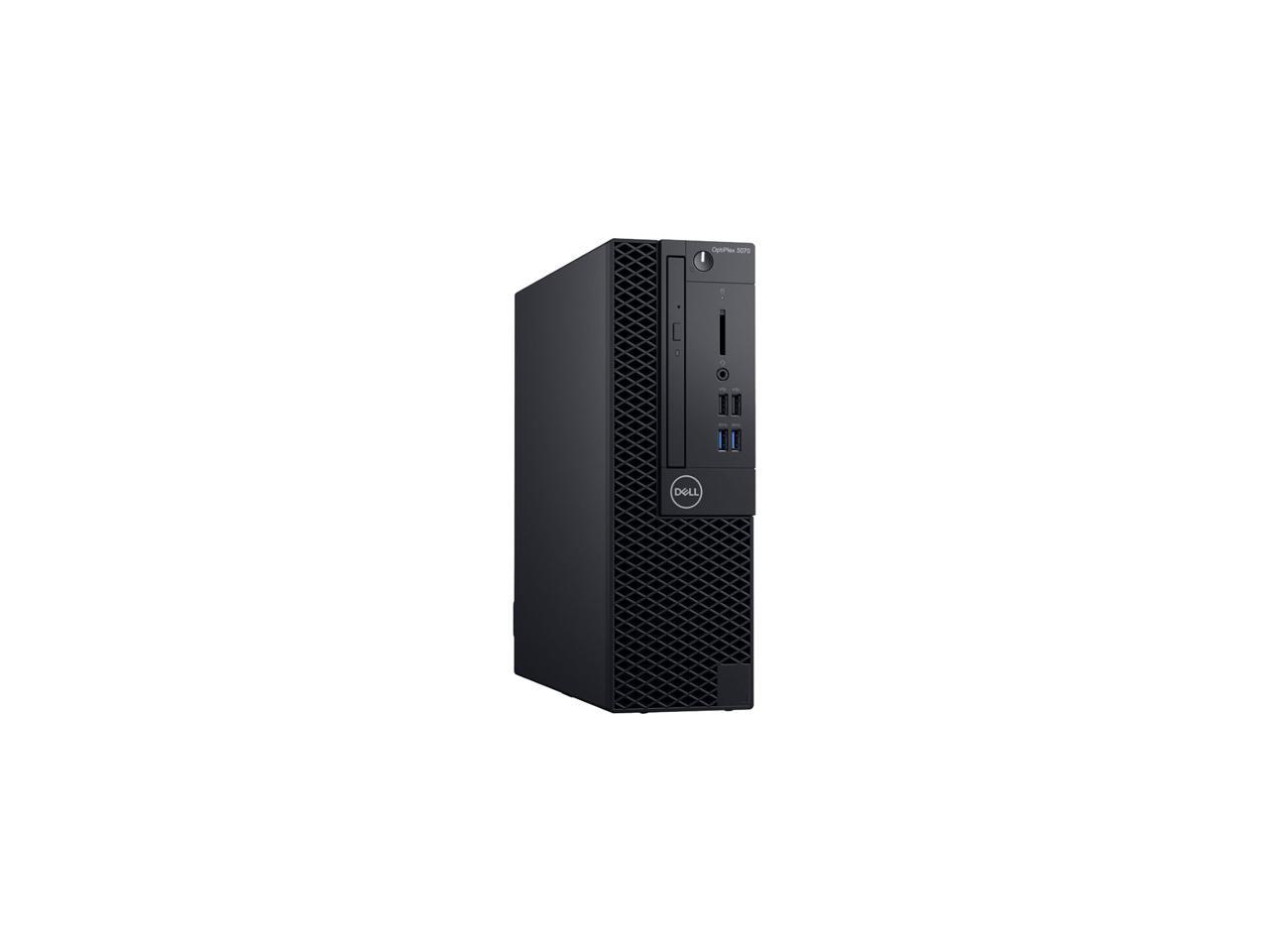 DELL OPTIPLEX 3070 (88NV2) - Business Desktop PC - Intel Core i5 9500 (6-Core 3.0 GHz), Intel UHD Graphics 630, 8 GB DDR4, 500 GB HDD, Intel H370, Small Form Factor, Windows 10 Pro 64-bit