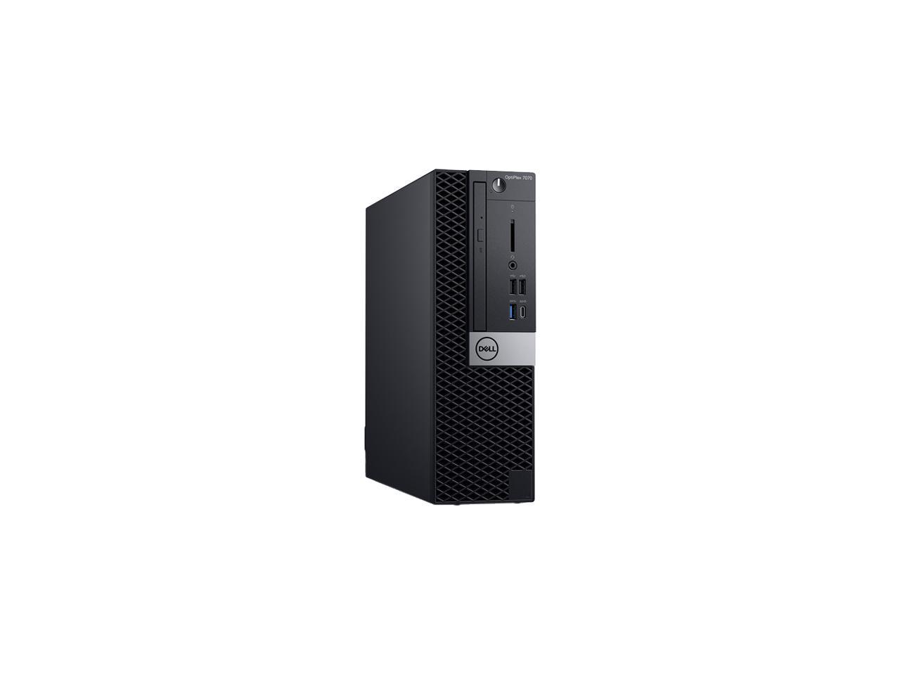 DELL OPTIPLEX 7070 (P1MHG) - Business Desktop PC - Intel Core i5 9500 (6-Core 3.0 GHz), Intel UHD Graphics 630, 8 GB DDR4, 256 GB SSD, Intel Q370, Small Form Factor, Windows 10 Pro 64-bit