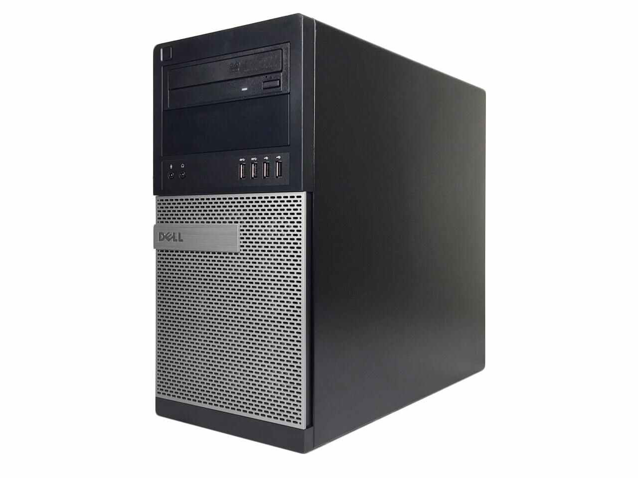 Dell Grade A OptiPlex 7020 Tower, Intel Core i5-4590 (3.3 GHz), 8 GB DDR3, 360 GB SSD, DVD, USB WIFI Adapter, USB Bluetooth 4.0 Adapter, Windows 10 Home 64-bit