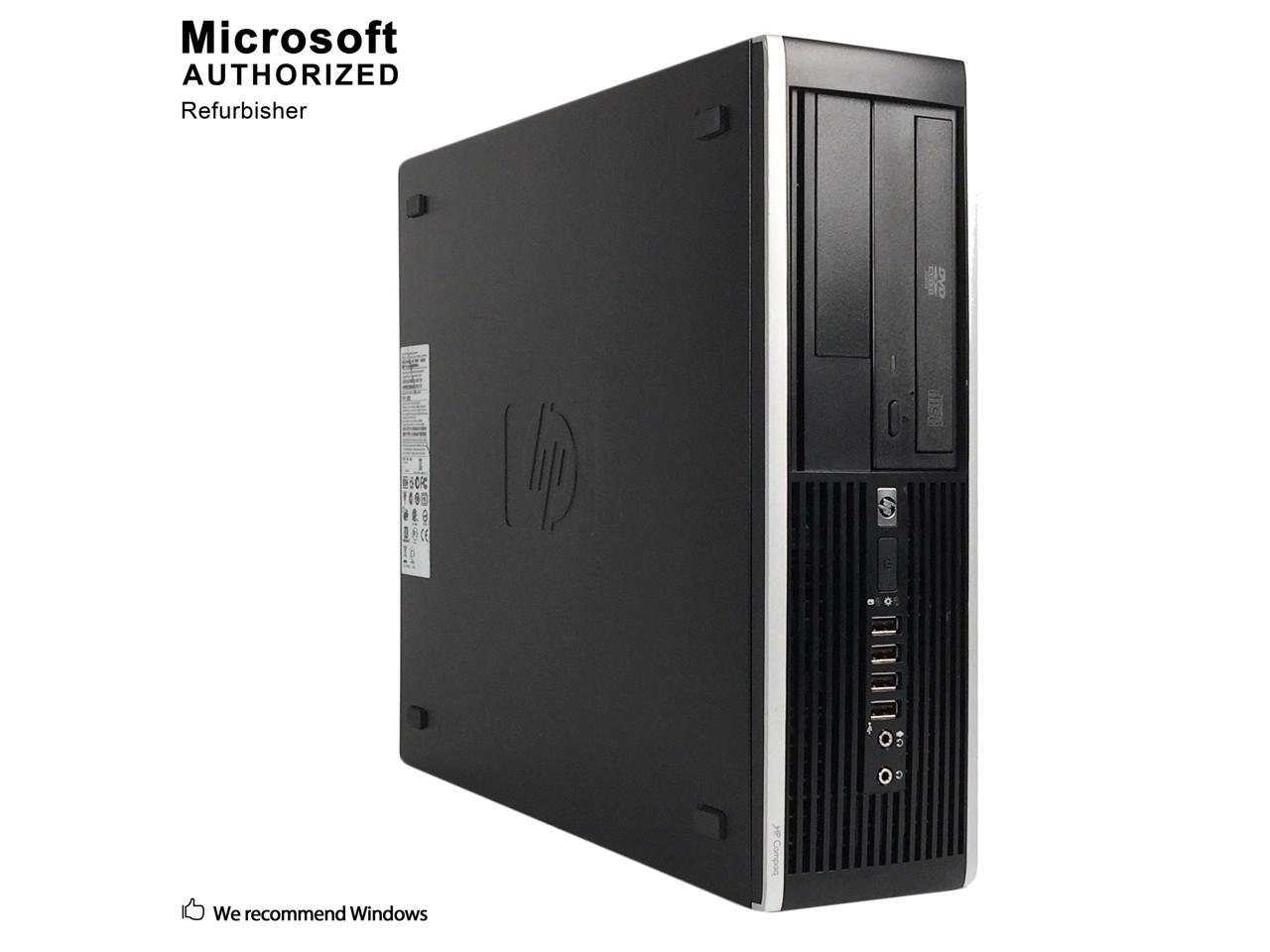 Refurbished HP Grade A Elite 8200 Small Form Factor, Intel Core I5 2500 3.3G, 8G DDR3, 120G SSD + 500G, DVDRW, WIFI, Win 10 Home 64 Bit-Multi-Language, 1 Year Warranty