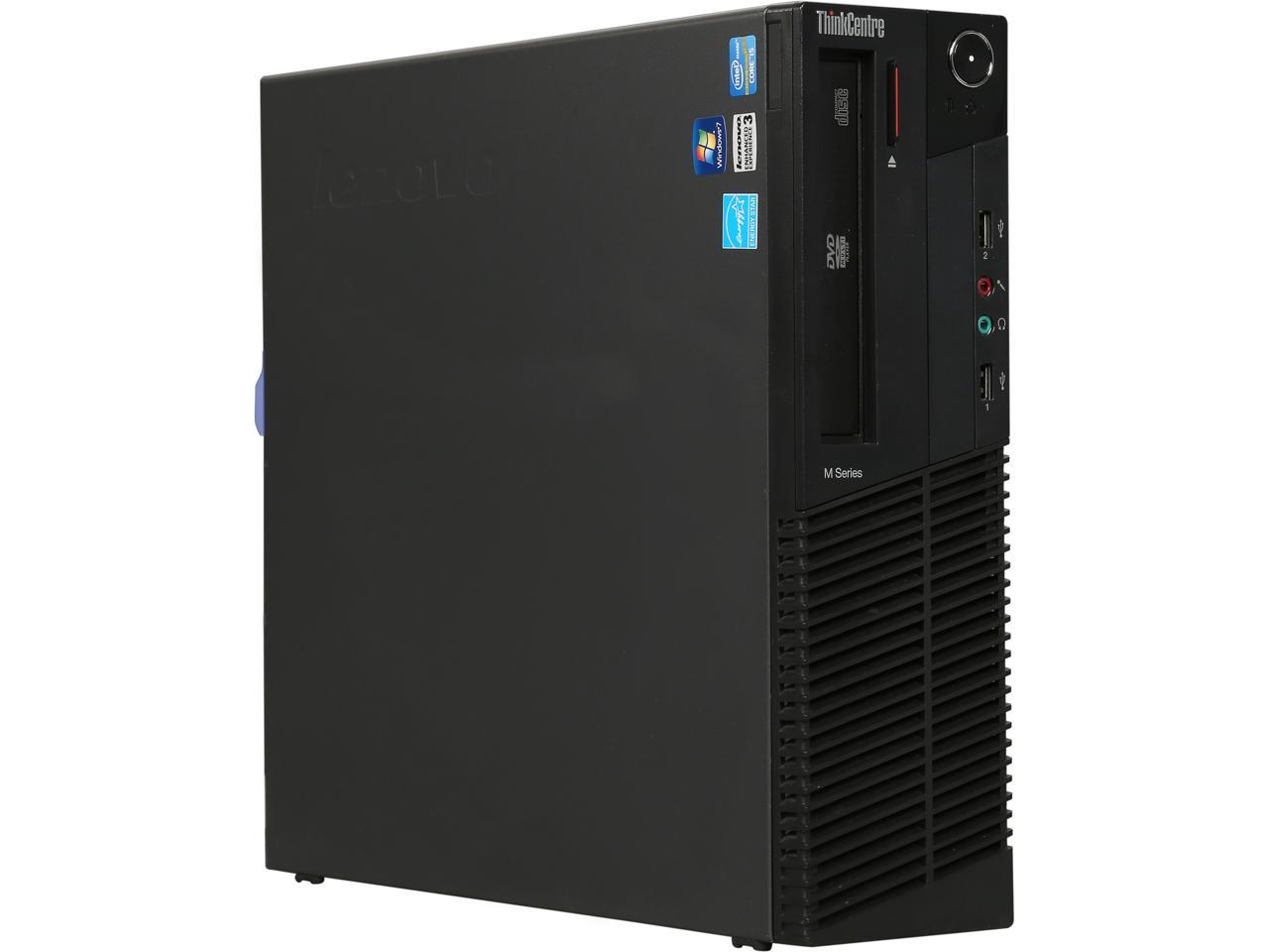 Lenovo Grade A Desktop Computer ThinkCentre M82 Intel Core i5 3rd Gen 3470 (3.20 GHz) 4 GB 250 GB HDD Windows 7 Professional