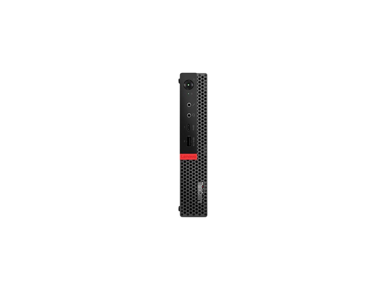 Lenovo Desktop Computer ThinkCentre M920q 10RS001JUS Intel Core i5 8th Gen 8500T (2.10 GHz) 4 GB DDR4 1 TB HDD 16 GB Optane Memory Intel UHD Graphics 630 Windows 10 Pro 64-bit