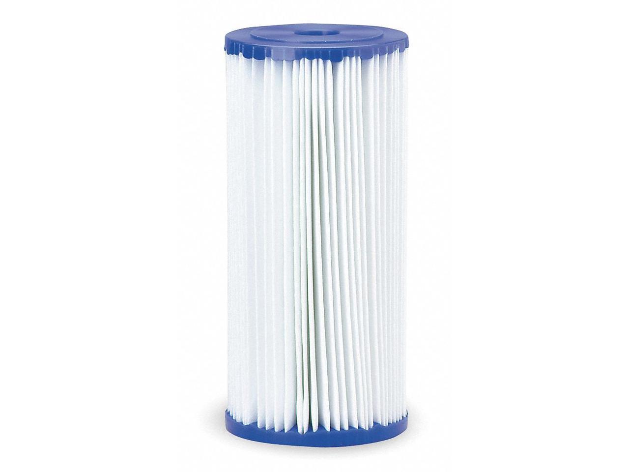 PENTAIR/PENTEK 155430-75 Pleated Filter Cartridge, 20 gpm, 30 Micron, 4-1/2\"