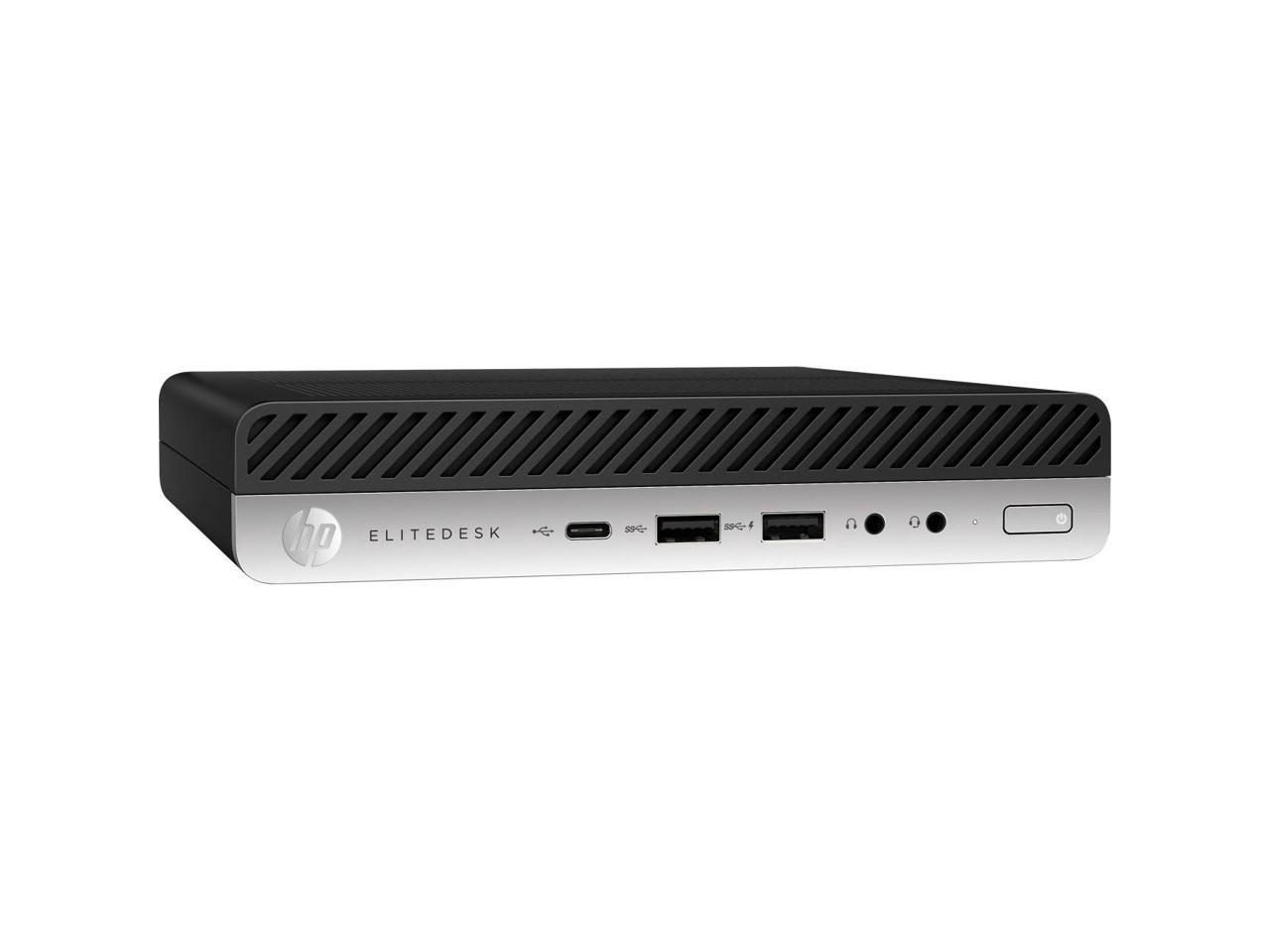 HP EliteDesk 800 G4 Desktop Computer 4CB16UT#ABA - Intel Core i7 (8th Gen) i7-8700T 2.40 GHz - 8 GB DDR4 SDRAM - 256 GB SSD - Windows 10 Pro 64-Bit (English) - Desktop Mini