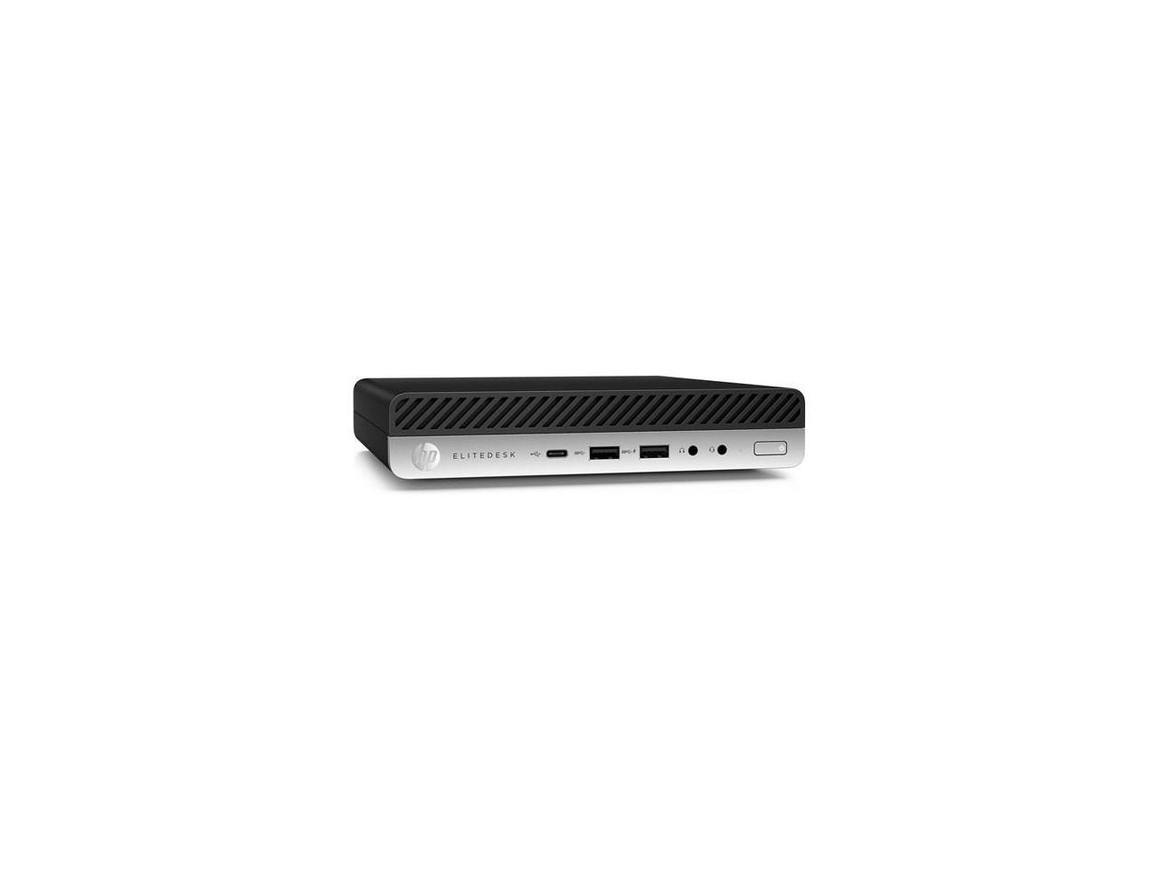 HP EliteDesk 800 G4 Desktop Computer - Intel Core i5 (8th Gen) i5-8500T 2.10 GHz - 8 GB DDR4 SDRAM - 256 GB SSD - Windows 10 Pro (English) - Desktop Mini - Intel UHD Graphics 630 Graphics