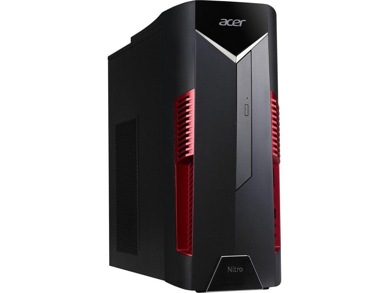 Acer Nitro N50-600 Desktop Computer - Intel Core i5 (8th Gen) i5-8400 2.80 GHz - 8 GB DDR4 SDRAM - 256 GB SSD - Windows 10 Home 64-bit