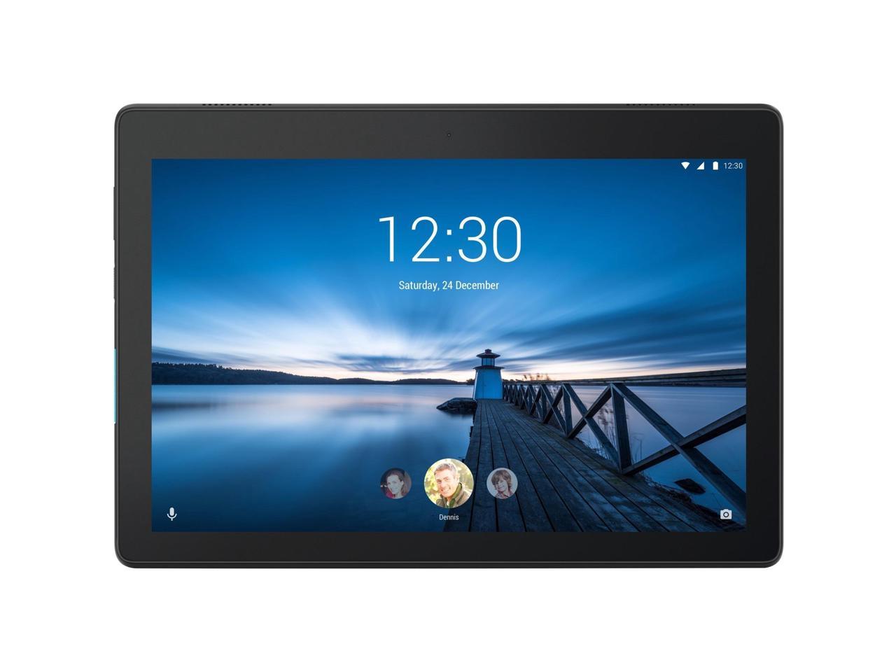 Lenovo Tab E10 ZA470006US Qualcomm APQ8009 (1.30GHz) 2 GB LPDDR3 Memory 16 GB eMCP Flash Memory 10.1\" 1280 x 800 Tablet PC Android Oreo Slate Black