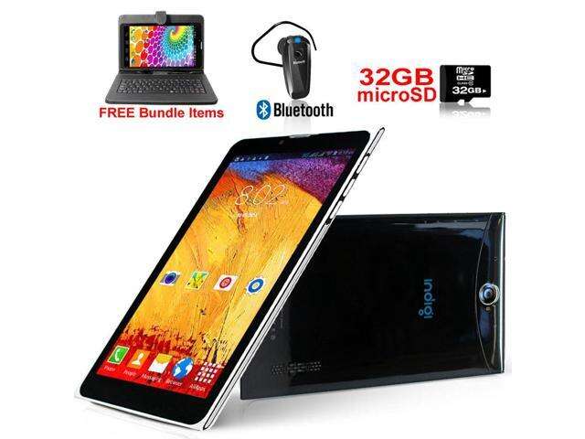 New Indigi® A76 Wireless Smart Phone Android 4.4 KitKat Bluetooth Global Unlocked Dual-Sim Mobile - Free Bundled Items!