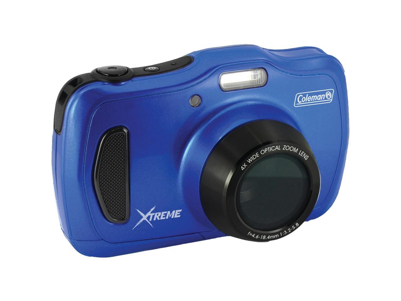 Coleman C30WPZ-BL 20.0-Megapixel Xtreme4 HD Waterproof Digital Video Camera (Blue)