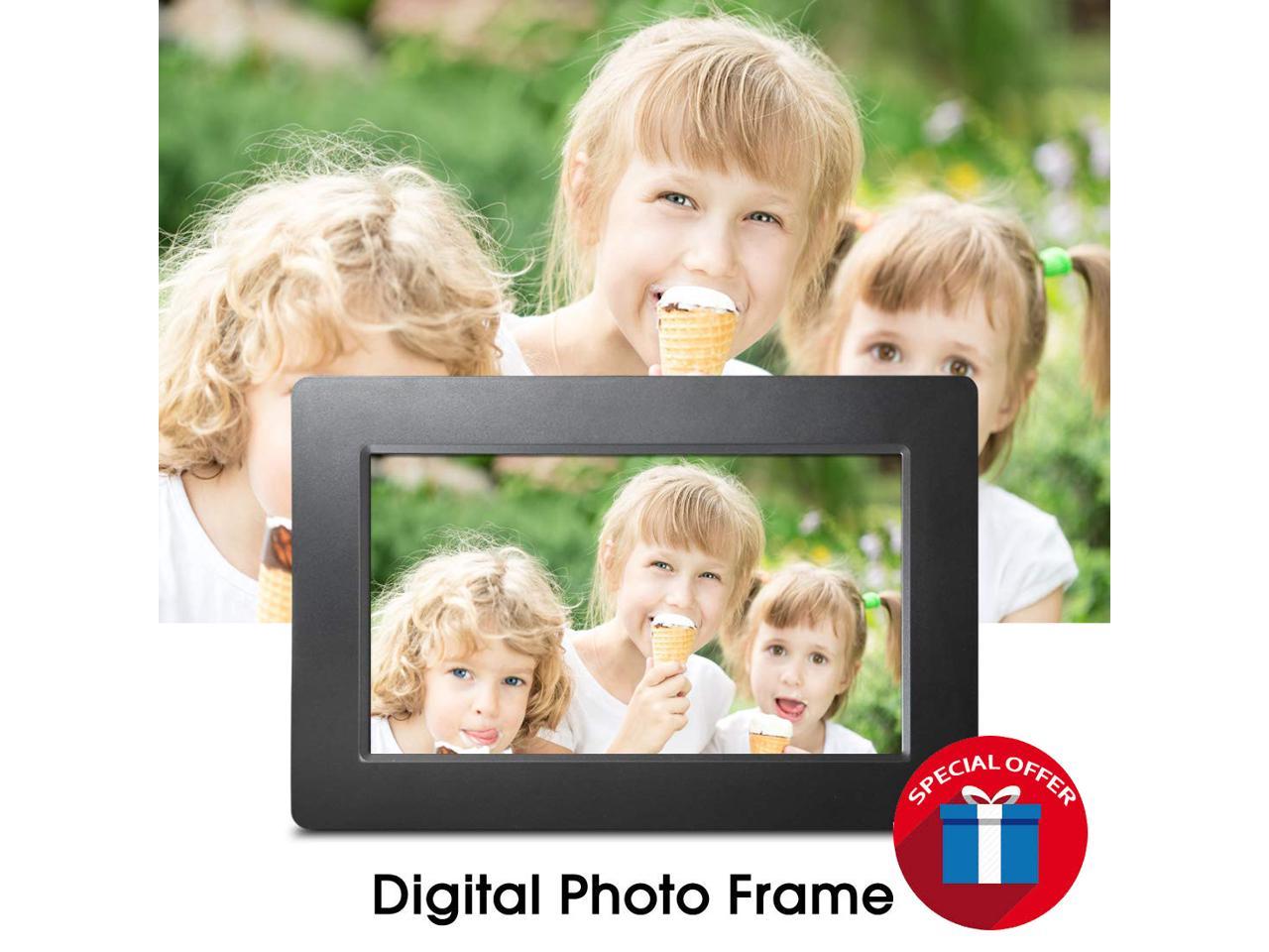 SUNGALE DPF710 - 7 INCH DIGITAL PHOTO FRAME WITH 0.3\" ULTRA-SLIM DESIGN, HIGH DEFINITION WIDESCREEN LCD SCREEN