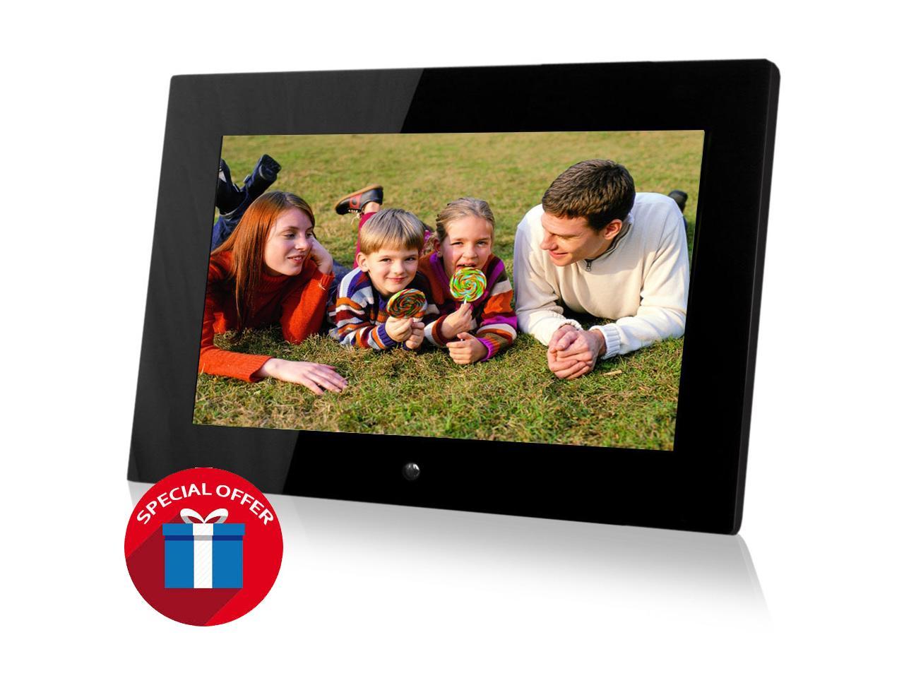 Sungale PF1501 14\" Digital Photo Frame, Hi-resolution, Remote Control, Ultra Slim Design, Built-in 4GB Flash Memory, Transitional Effect / Interval Time Adjustable, Auto Slideshow