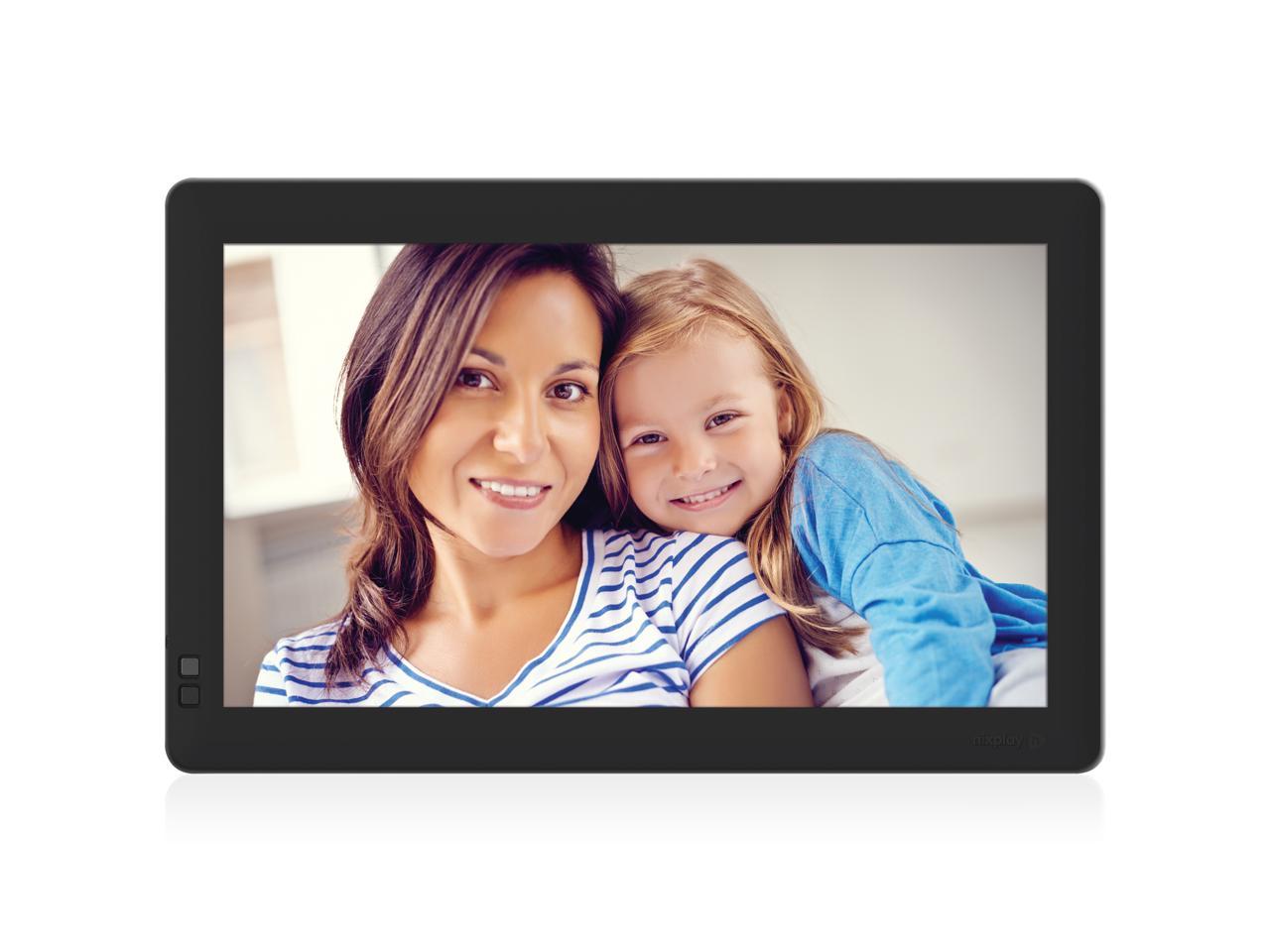 Nixplay Seed 13.3\" Wi-Fi Cloud Digital Photo Frame IPS Display, iPhone & Android App, iOS Video Playback, Free 10GB Online Storage, Alexa Integration Hu-Motion Sensor, Black (W13B)