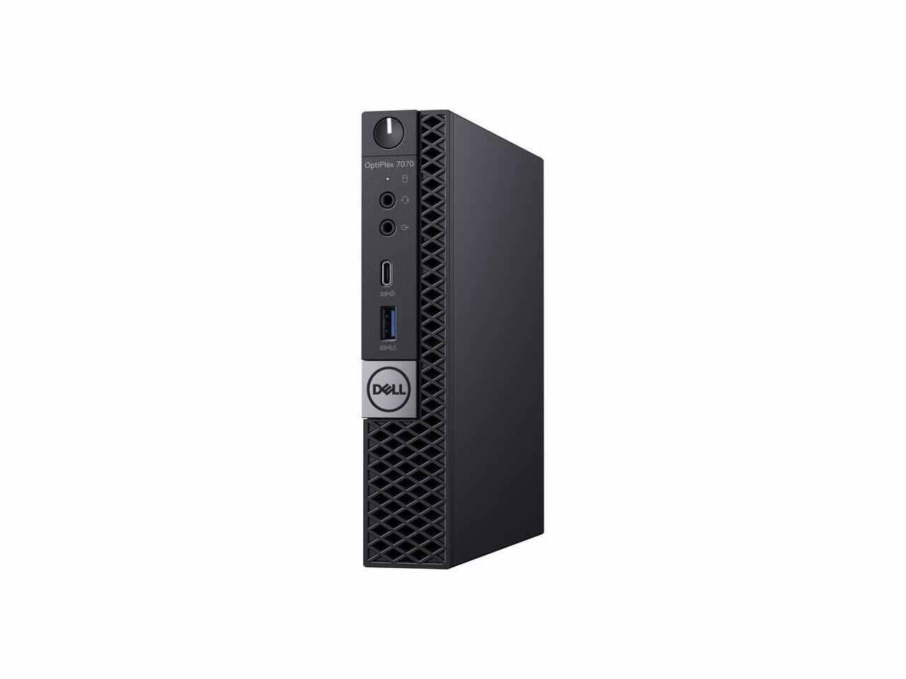 Dell OptiPlex 7000 7070 Desktop Computer - Core i7 i7-9700T - 16 GB RAM - 256 GB SSD - Micro PC