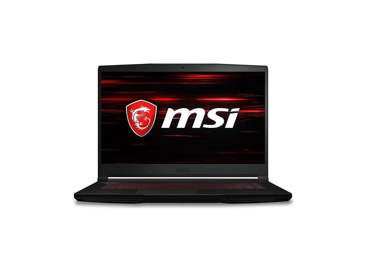 MSI GF63 THIN 9RCX-818 15.6\" Gaming Laptop, Thin Bezel, Intel Core i7-9750H, NVIDIA GeForce GTX 1050 Ti, 8GB, 256GB NVMe SSD Notebook