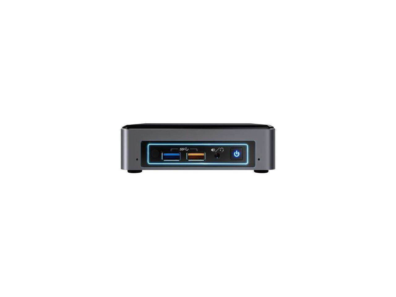 Intel NUC NUC7i5BNK Mini PC/HTPC, Intel Core i5-7260U Upto 3.4GHz, 8GB DDR4, 256GB SSD, Windows 10 Pro, Wifi, Bluetooth, 4k Support, Dual Monitor Capable, Thunderbolt 3