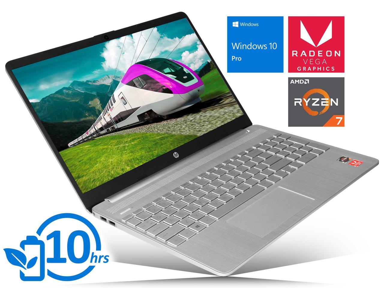 HP 15 Notebook, 15.6\" HD Touch Display, AMD Ryzen 7 3700U Upto 4.0GHz, 16GB RAM, 1TB NVMe SSD, Vega 10, HDMI, Card Reader, Wi-Fi, Bluetooth, Windows 10 Pro