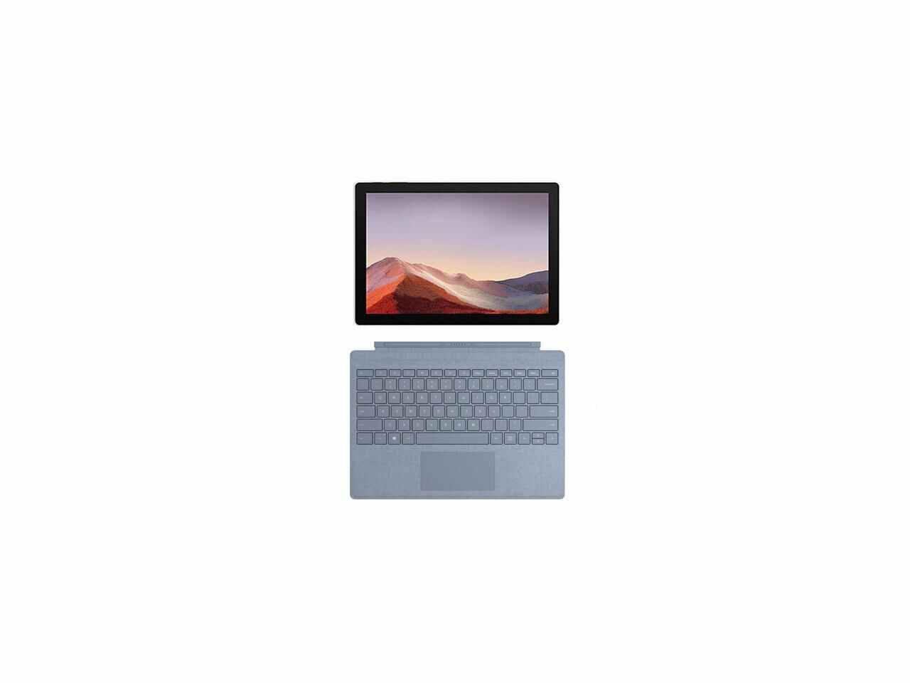 Microsoft Surface Pro 7 2 in 1 PC Tablet 12.3\", i5 10th Gen, 256GB, 16GB RAM, Platinum, Windows 10 OS, With Platinum Type Cover