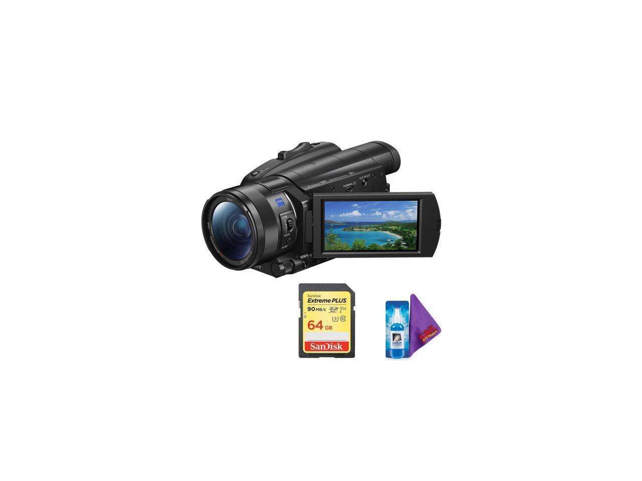 Sony FDR-AX700 4K Camcorder + Pro Memory Card