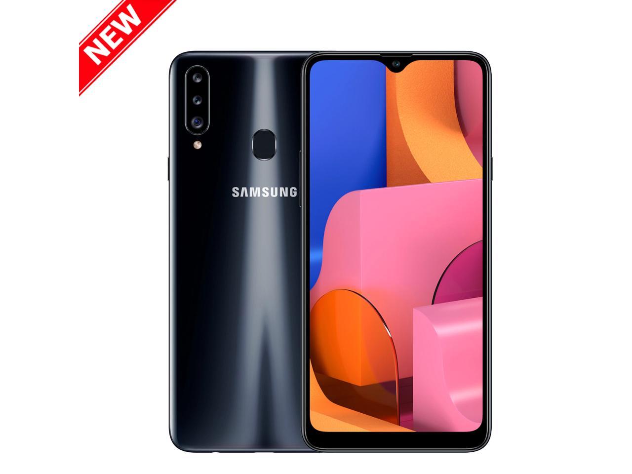 Samsung Galaxy A20s 32GB SM-A207M/DS Dual SIM GSM Factory Unlocked 6.5\" TFT LCD IPS Display 3GB RAM Triple Camera Smartphone - Black - International Version