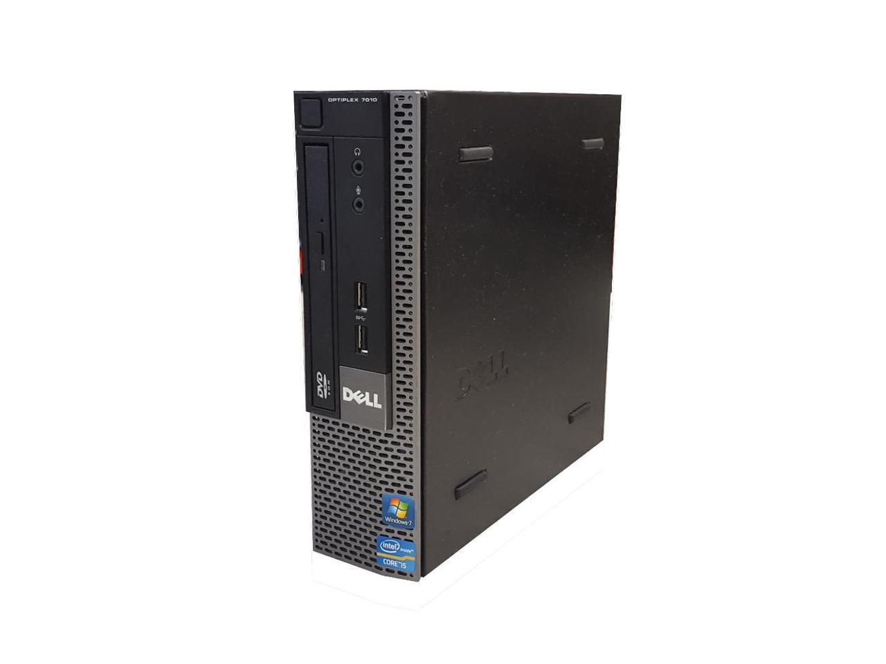 Dell Optiplex 7010 USFF i5-3570 3.40GHz 4-Cores 8GB DDR3 256GB SSD Windows 10 Professional