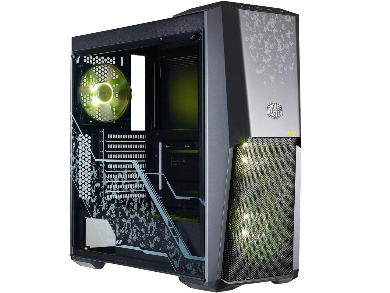 Cooler MasterBox MB500 TUF Intel 6-Core i7-8086K 4.0GHz - Z390 TUF Chipset - Nvidia GeForce RTX 2070 8GB GDDR6 - 2TB 7200RPM + 240GB SSD - 32GB TUF DDR4 3000 - 700W TUF - Windows 10 Gaming Desktop