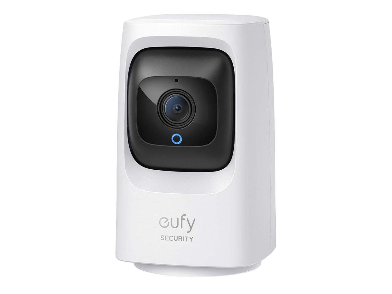 eufy 2K Smart Security Camera Indoor Camera Mini Cam WiFi Baby Monitor Pan&Tilt (Renewed) (Refreshed)