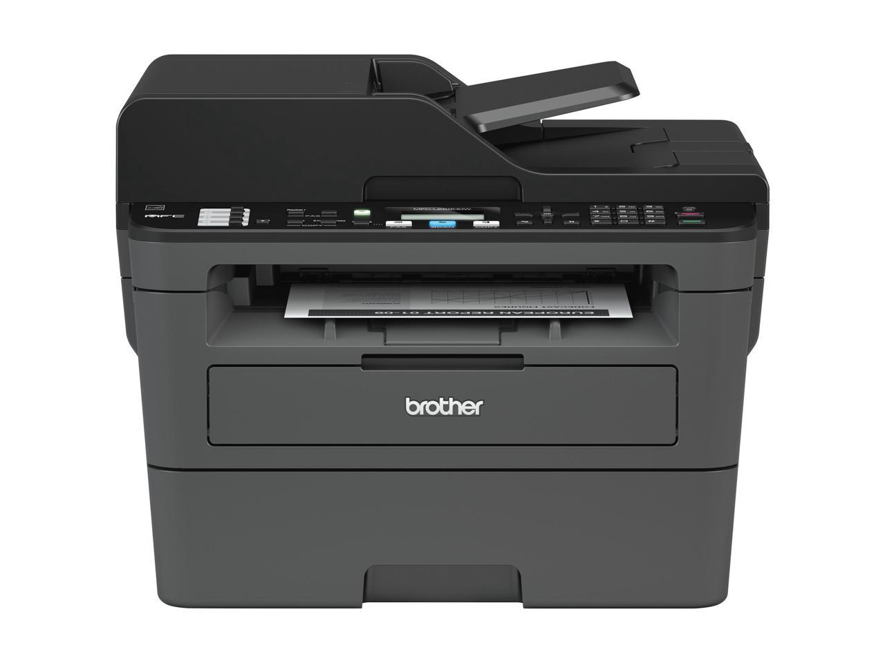 Brother Premium MFC-L2690DW Series Compact Monochrome All-in-One Laser Printer | Print Copy Scan Fax | Wireless | Mobile Printing | Auto 2-Sided Printing | ADF | 26 ppm | (Renewed)