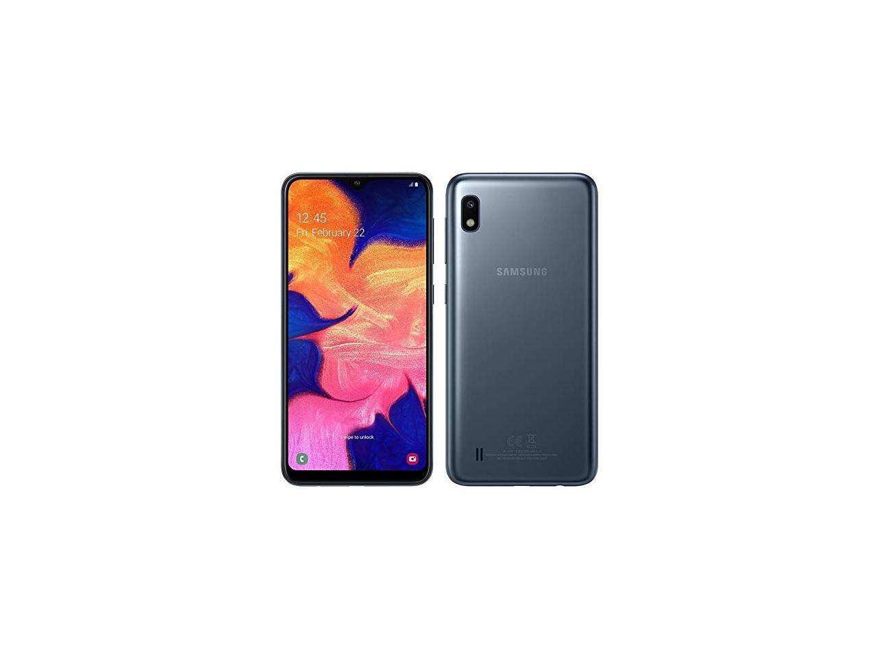 Samsung Galaxy A10 32GB SM-A105M/DS 6.2\" HD+ Infinity-V LTE Factory Unlocked Smartphone (International Version) (Black)