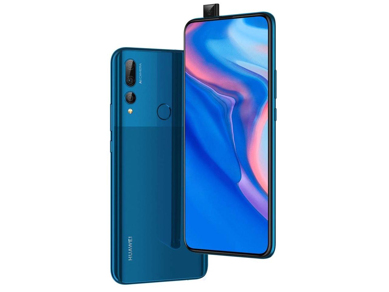 Huawei Y9/L Prime 2019 (128GB, 4GB RAM) 6.59\" Display, 3 AI Cameras, 4000mAh Battery, Dual SIM GSM Factory Unlocked - US & Global 4G LTE International Model