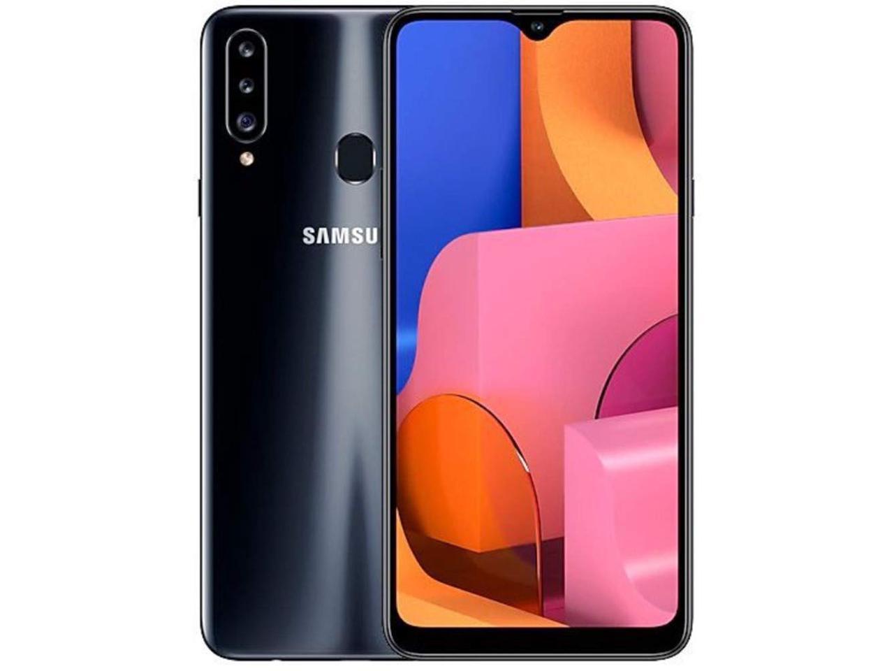 Samsung Galaxy A20S (A207M/DS) 32GB + 3GB RAM 6.5\" Display, Snapdragon 450, 4000mAh Battery, US & Global 4G LTE GSM Unlocked - International Model