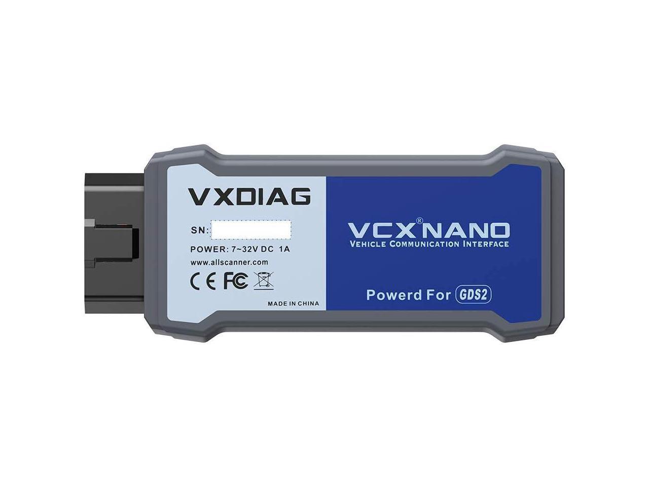 VXDIAG VCX Nano Multiple GDS2 and TIS2WEB Diagnostic/Programming System for GM/Opel