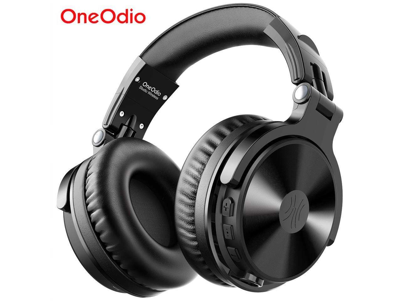 Bluetooth Over Ear Headphones with Microphone, 30 Hours Playtime Wireless Foldable Hi-Fi Headset, Noise Isolating Headphones with Wired Mode for Mobile Phones/PC/TV